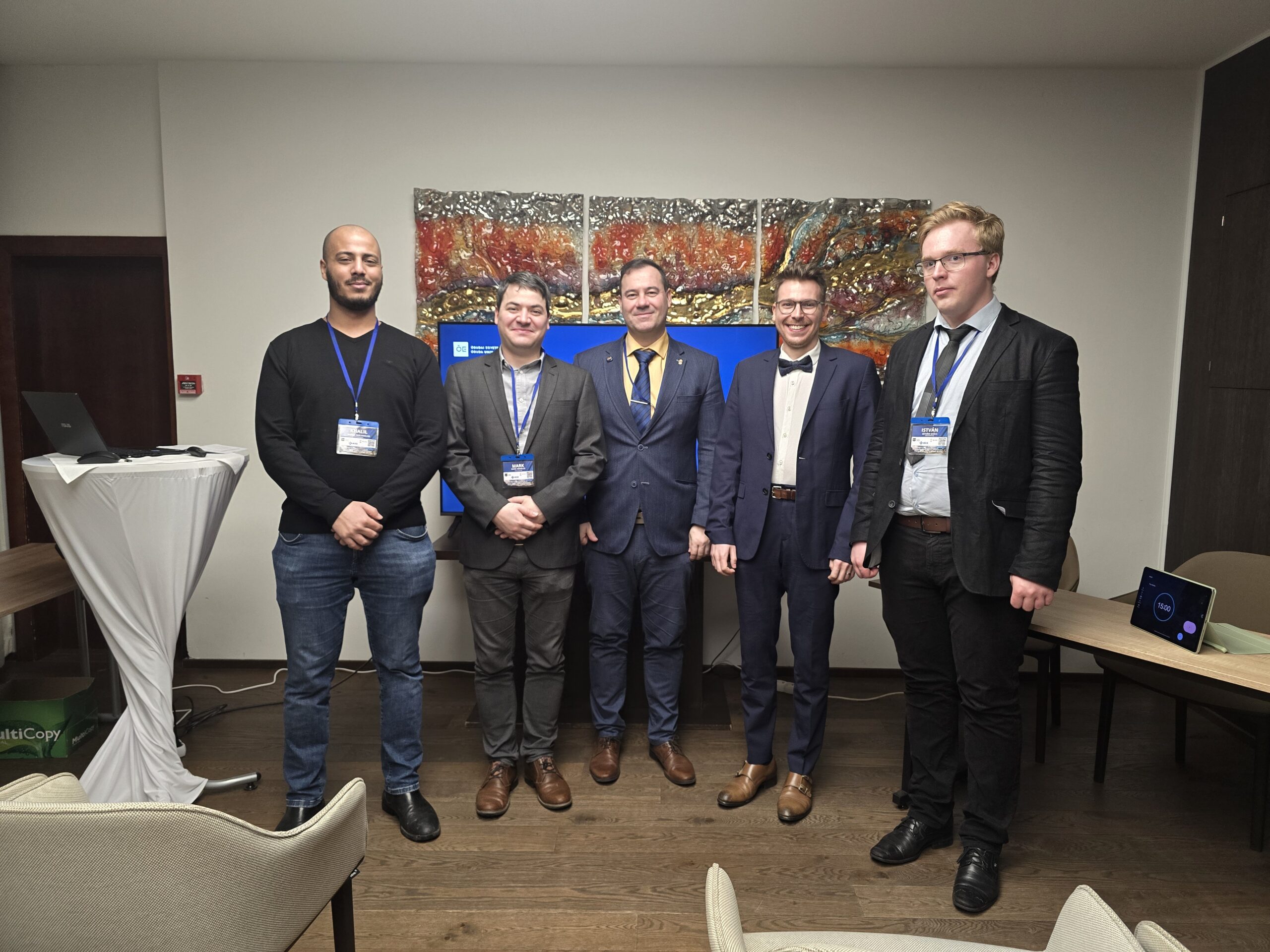 Az Óbudai Egyetem fiatal kutatói és tapasztalt oktatói a SAMI2025 konferencián